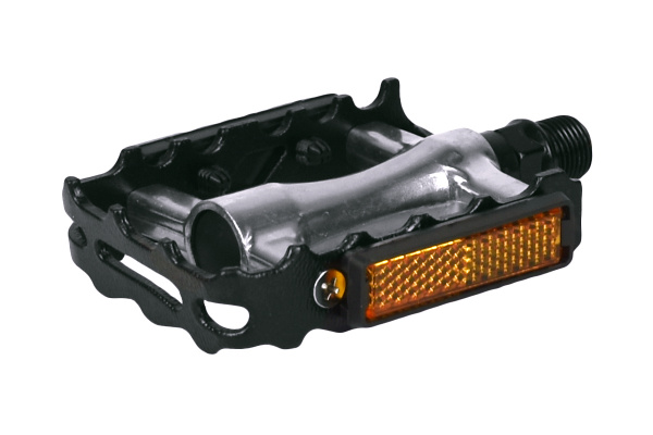 Педали FEIMIN FP-980Alu,100*65мм,база алюминий,стальная ось,рамка алюм,350гр,серебристо-черный Педали FEIMIN FP-980Alu,100*65мм,база алюминий,стальная ось,рамка алюм,350гр,серебристо-черный